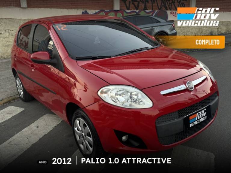 FIAT - PALIO - 2012/2012 - Vermelha - R$ 33.900,00