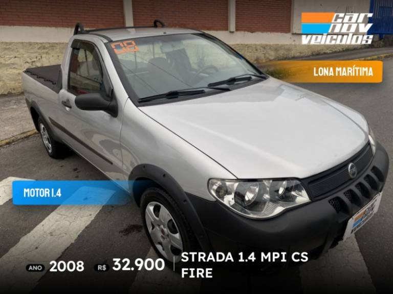 FIAT - STRADA - 2008/2008 - Prata - R$ 32.900,00