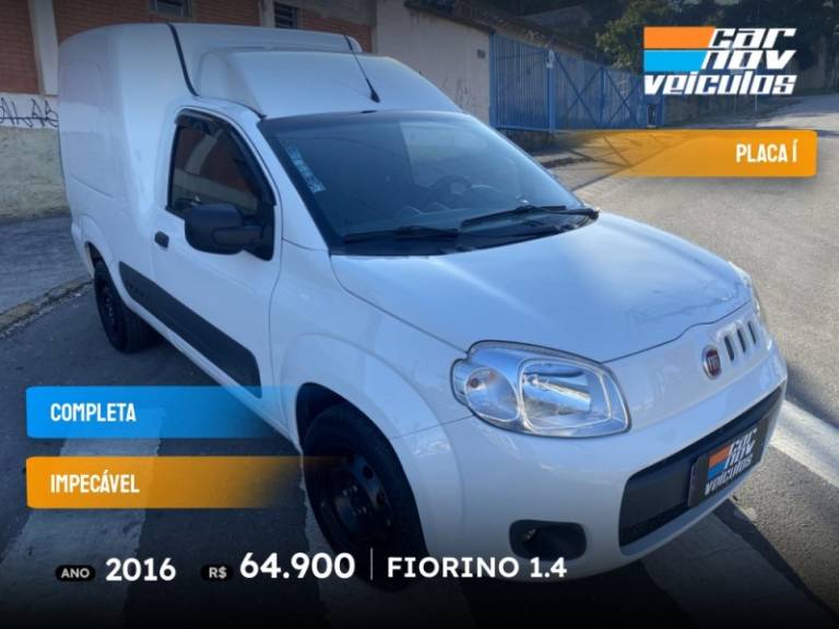 FIAT - FIORINO - 2016/2016 - Branca - R$ 64.900,00