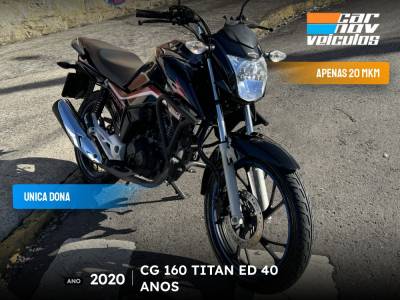HONDA - CG 160 - 2020/2020 - Azul - R$ 16.900,00