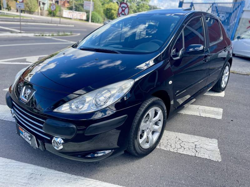 PEUGEOT - 307 - 2008/2009 - Preta - R$ 25.900,00