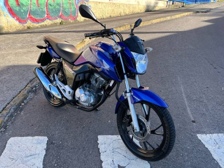 HONDA - CG 160 - 2022/2022 - Azul - R$ 17.500,00