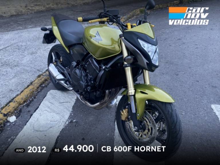 HONDA - CB 600F - 2011/2012 - Verde - R$ 45.900,00