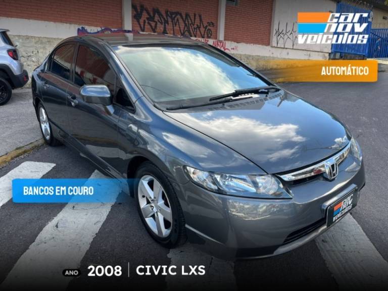 HONDA - CIVIC - 2008/2008 - Cinza - R$ 45.900,00