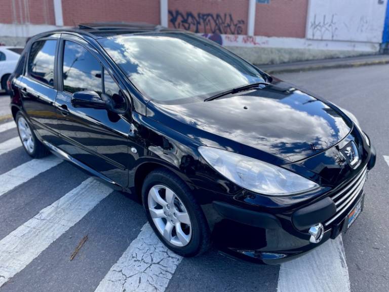 PEUGEOT - 307 - 2008/2009 - Preta - R$ 25.900,00